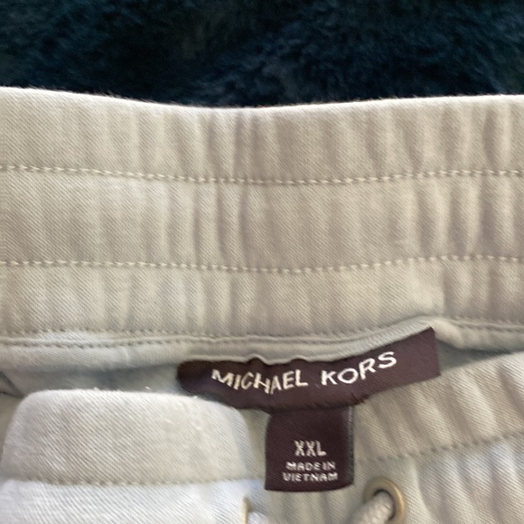 Men’s MK jogger sweats. Preowned. Size XXL. Light baby blue color. - Picture 2 of 6